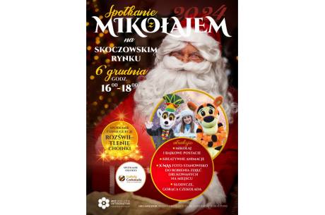 Spotkanie z Mikołajem na skoczowskim Rynku